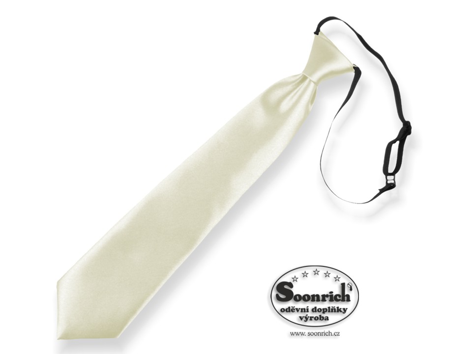 kravata dìtská béžová na gumièku