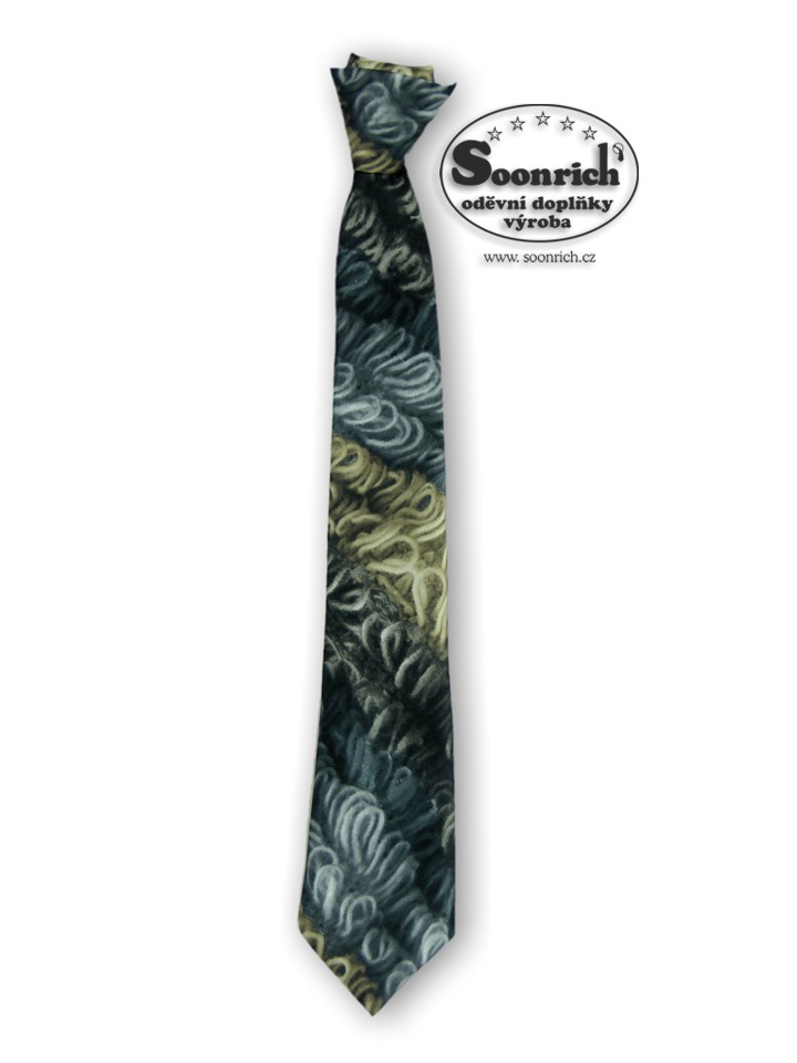 kravata dìtská šedá s gumièkou