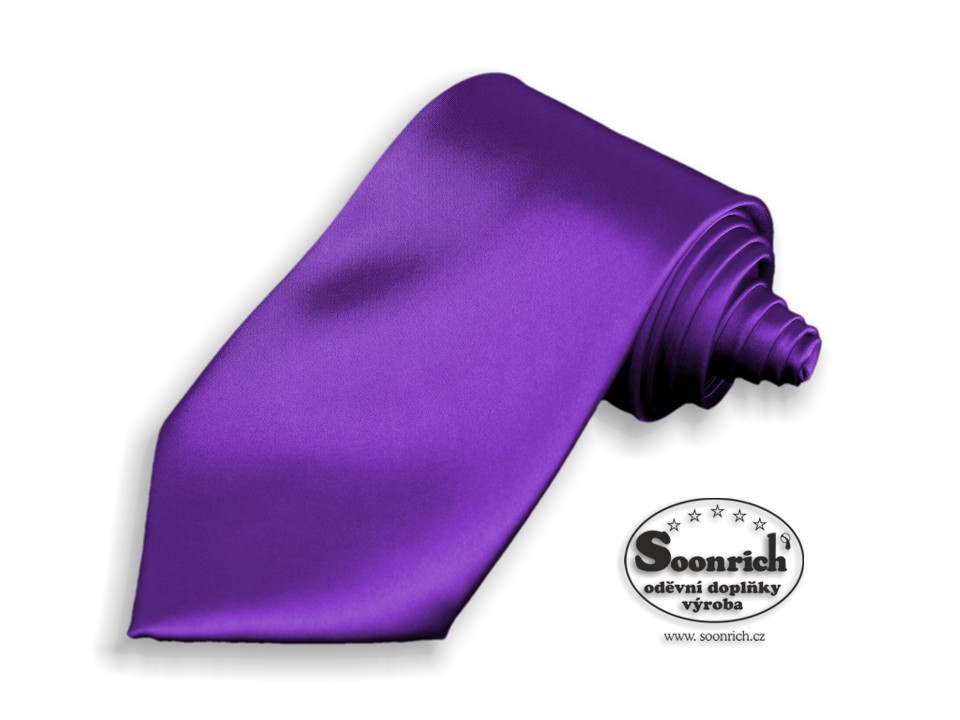 kravata fialová