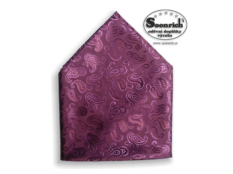 šátek fialový kašmír